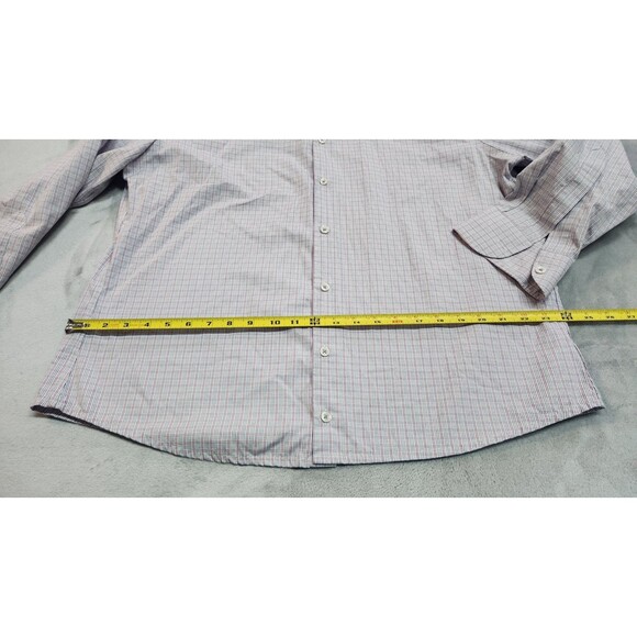 Charles Tyrwhitt Men's 17.5/34 in Non Iron Slim Fit Gingham Check Shirt - Picture 7 of 7